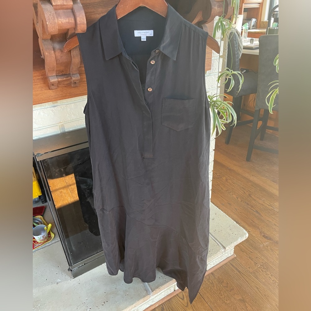 Equipment Black Dress